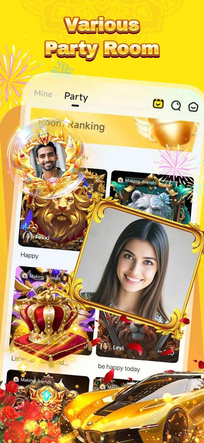 Various party rooms in Waki Star