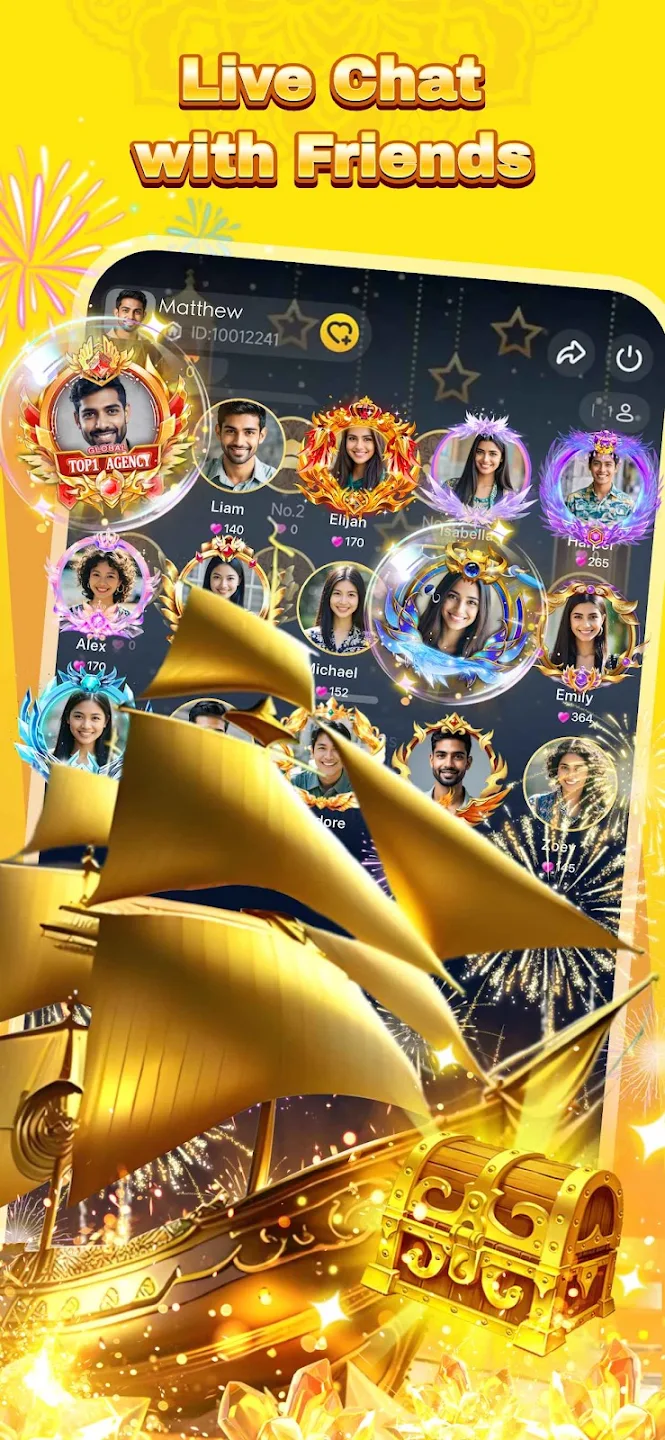 Waki Star live voice chat with friends